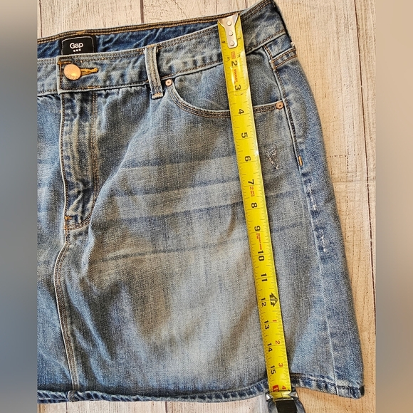 Gap Women's Size 16 Denim Jean Mini Skirt Countrycore - Picture 6 of 8